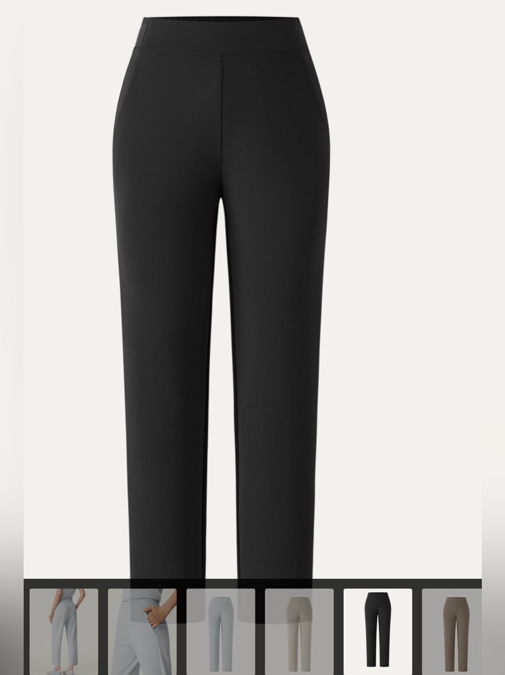OGL PULL ON MID RISE TRAVEL PANTS NWT